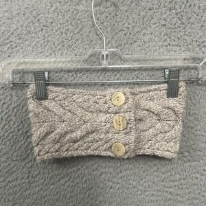Aran Woollen Mills Head Band Womens Cable Knit Super Soft Merino Made In Ireland
